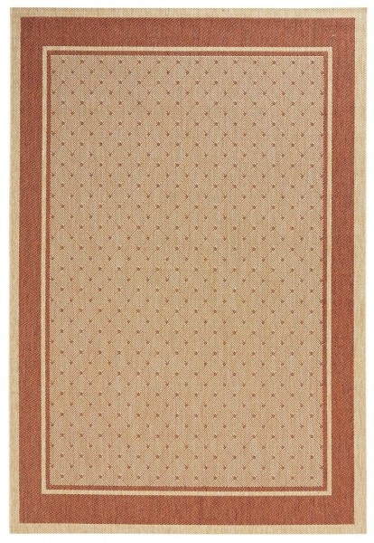 Kusový koberec Natural 102711 Classy Terracotta – na ven i na doma č.1