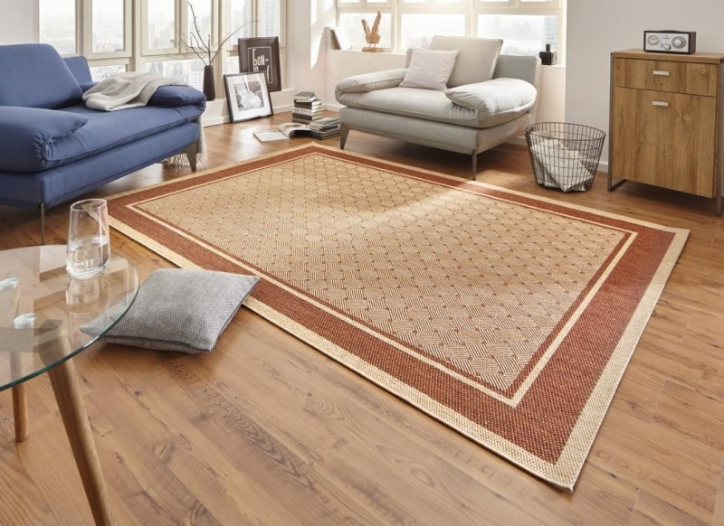 Kusový koberec Natural 102711 Classy Terracotta – na ven i na doma č.4