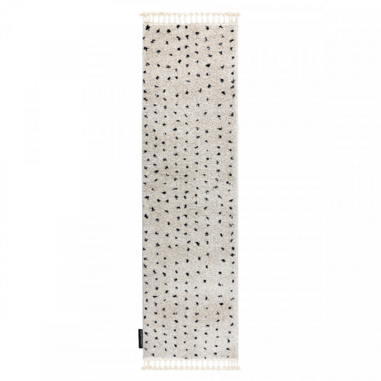 Běhoun Berber Syla B752 dots cream č.1