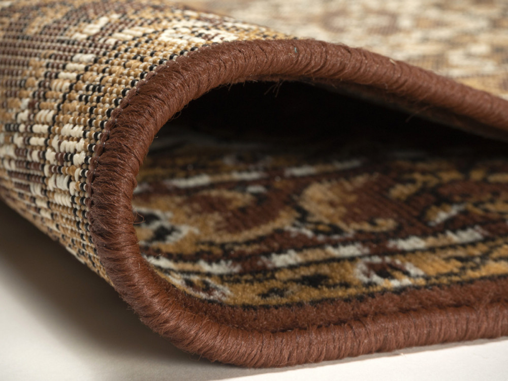 AKCE: Kusový koberec TEHERAN T-102 brown kruh č.5