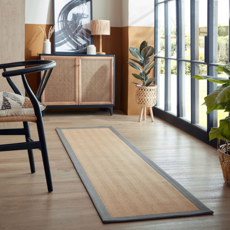 Běhoun Herringbone Border Kira Grey č.5