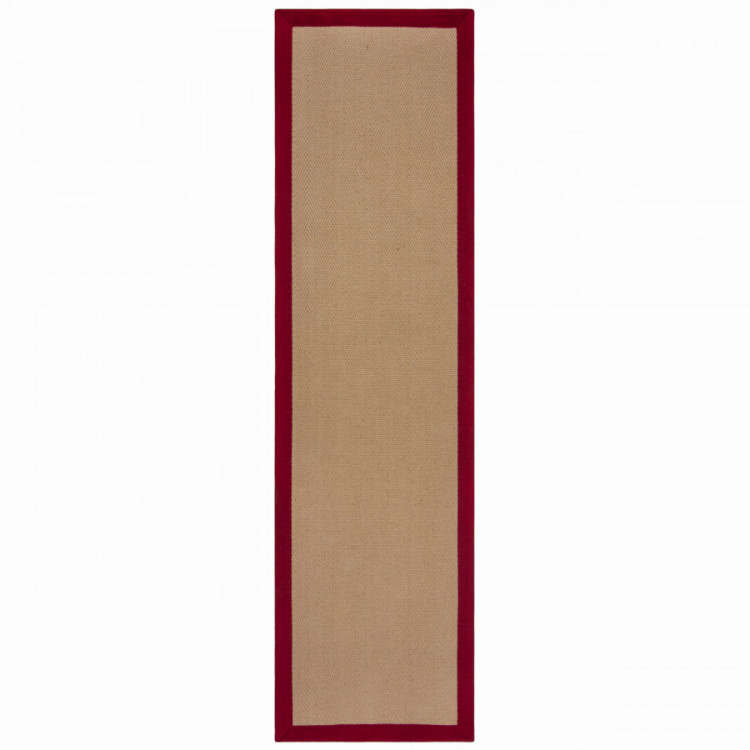 Běhoun Herringbone Border Kira Red č.1