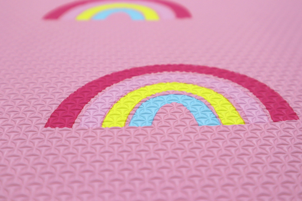 Dětský pěnový koberec Pink rainbows – na ven i na doma č.7