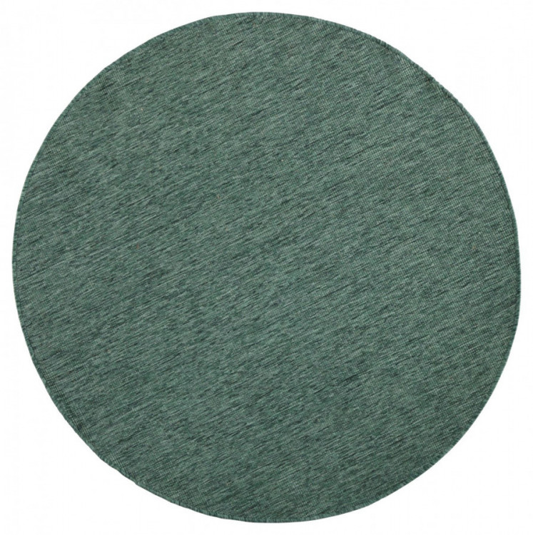 Kusový koberec Twin-Wendeteppiche 103095 green cream kruh – na ven i na doma č.1