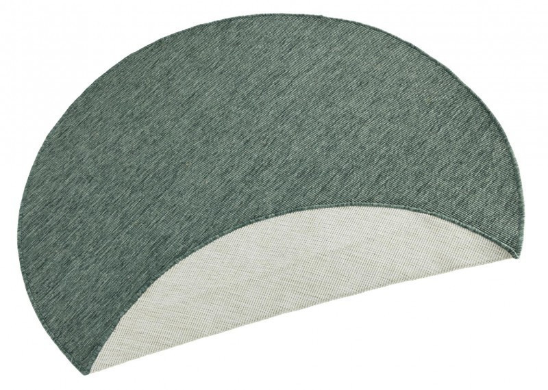 Kusový koberec Twin-Wendeteppiche 103095 green cream kruh – na ven i na doma č.3