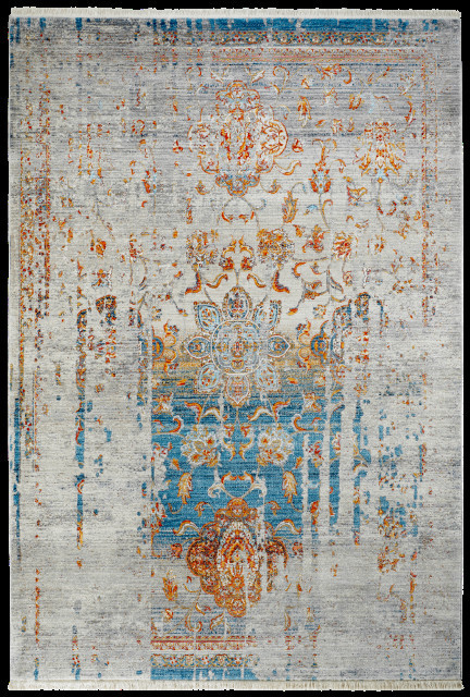 Kusový koberec Laos 453 BLUE č.1