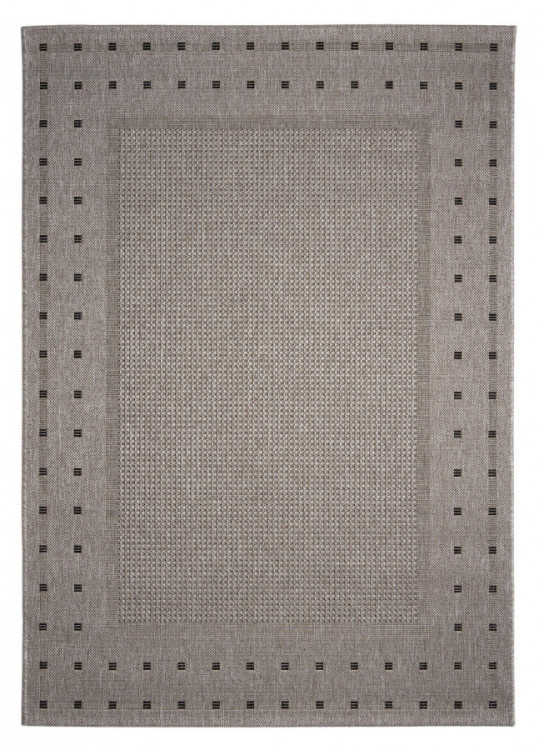 AKCE: Kusový koberec Floorlux 20329 Silver/Black – na ven i na doma č.1