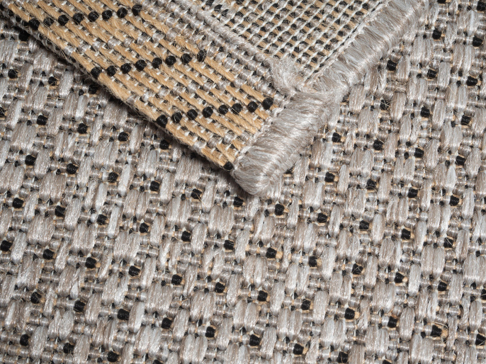 AKCE: Kusový koberec Floorlux 20329 Silver/Black – na ven i na doma č.8