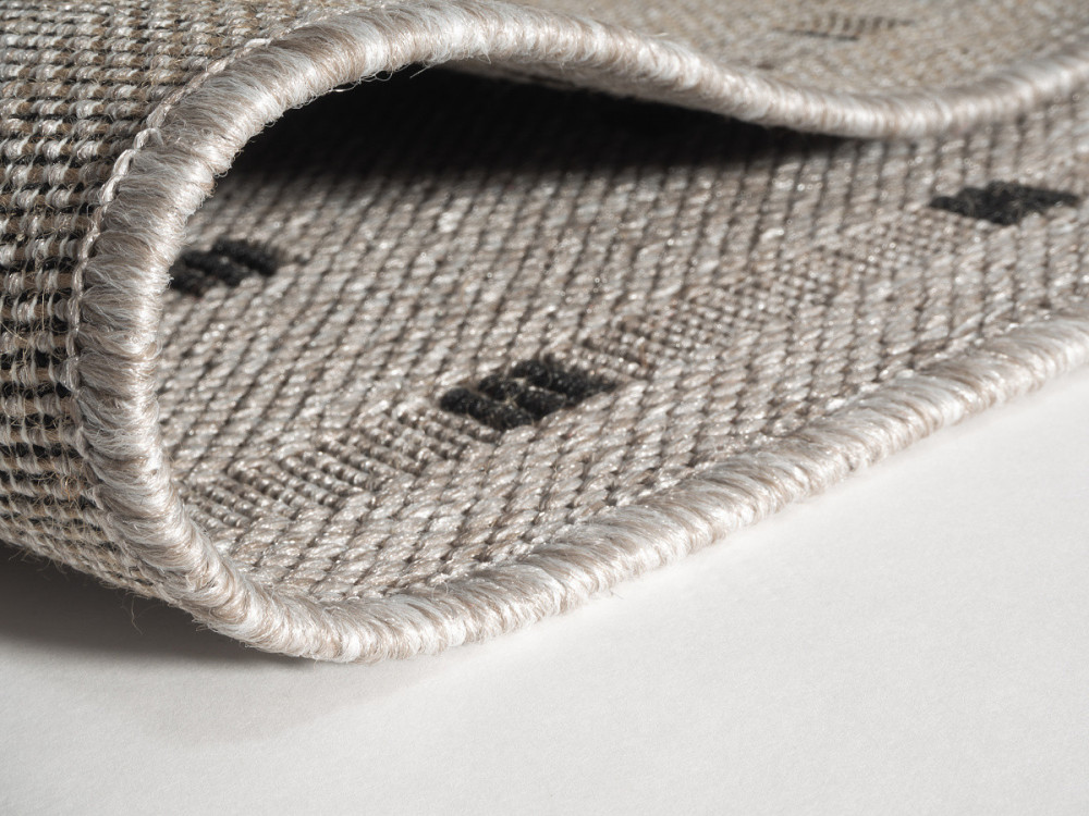 AKCE: Kusový koberec Floorlux 20329 Silver/Black – na ven i na doma č.9