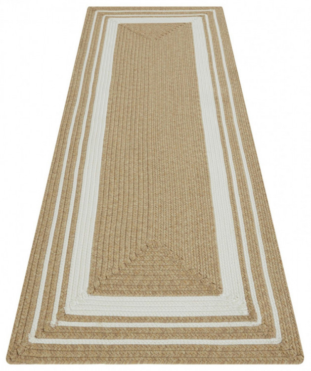 Kusový koberec Braided 105556 Creme Beige – na ven i na doma č.3