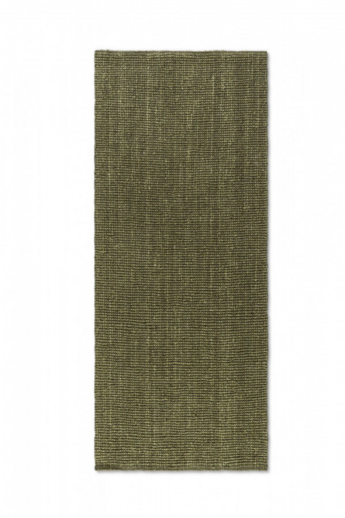 Běhoun Bouclé Jute 105977 Jungle Green č.1