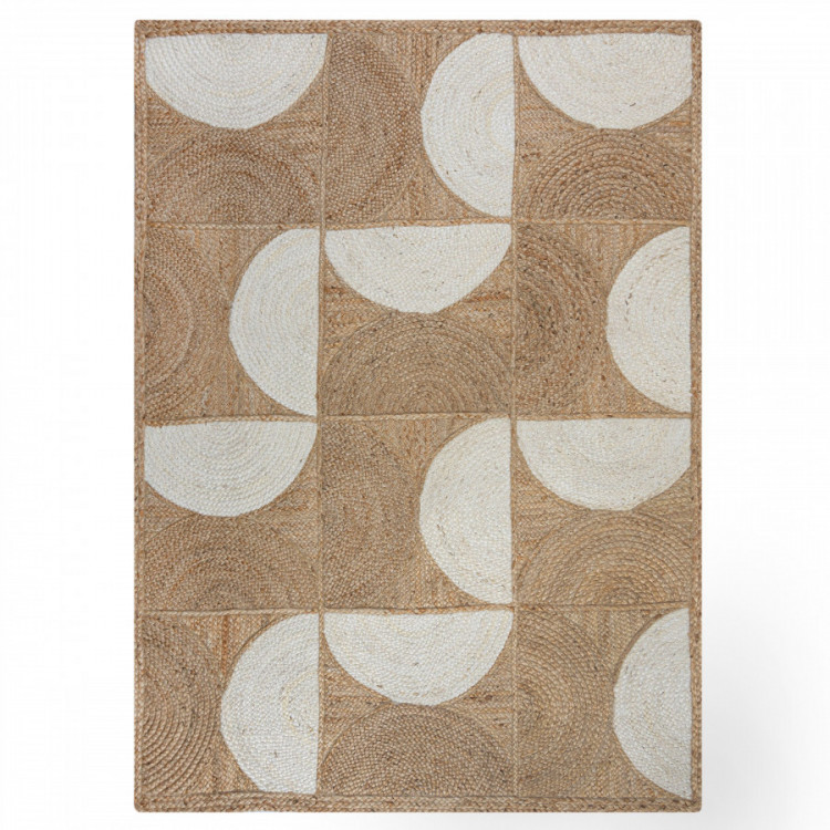 Kusový koberec Ella Jute Eclipse Natural/White č.1