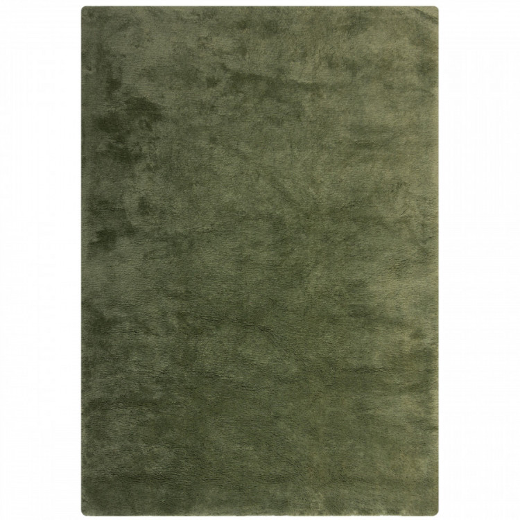 Kusový koberec Faroe Faux Fur Green č.1