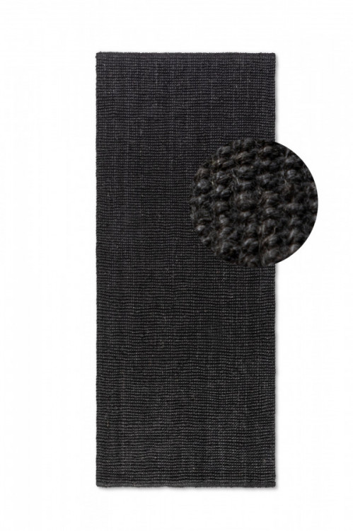 Běhoun Bouclé Jute 105976 Black č.6