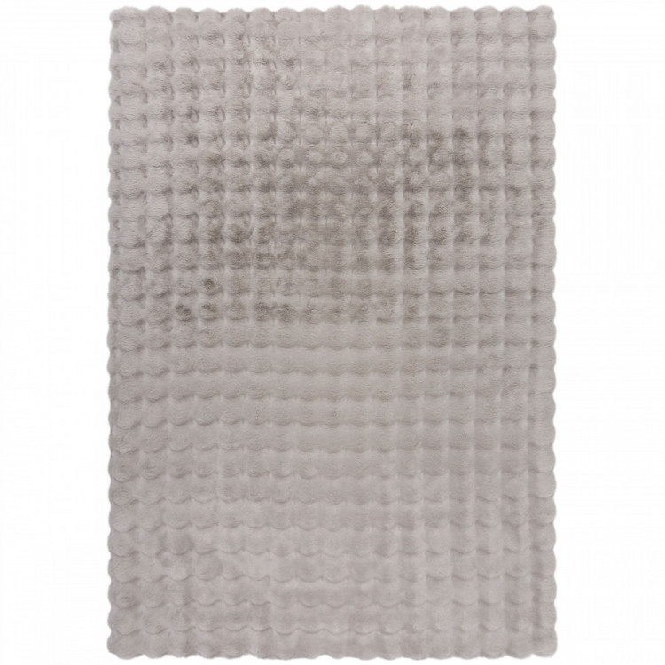 Kusový koberec Waffle Faux Fur Grey č.1
