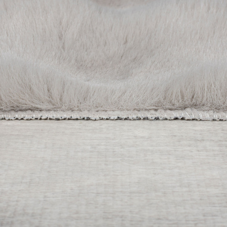 Kusový koberec Waffle Faux Fur Grey č.4