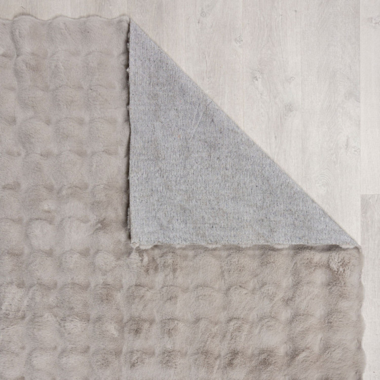 Kusový koberec Waffle Faux Fur Grey č.5
