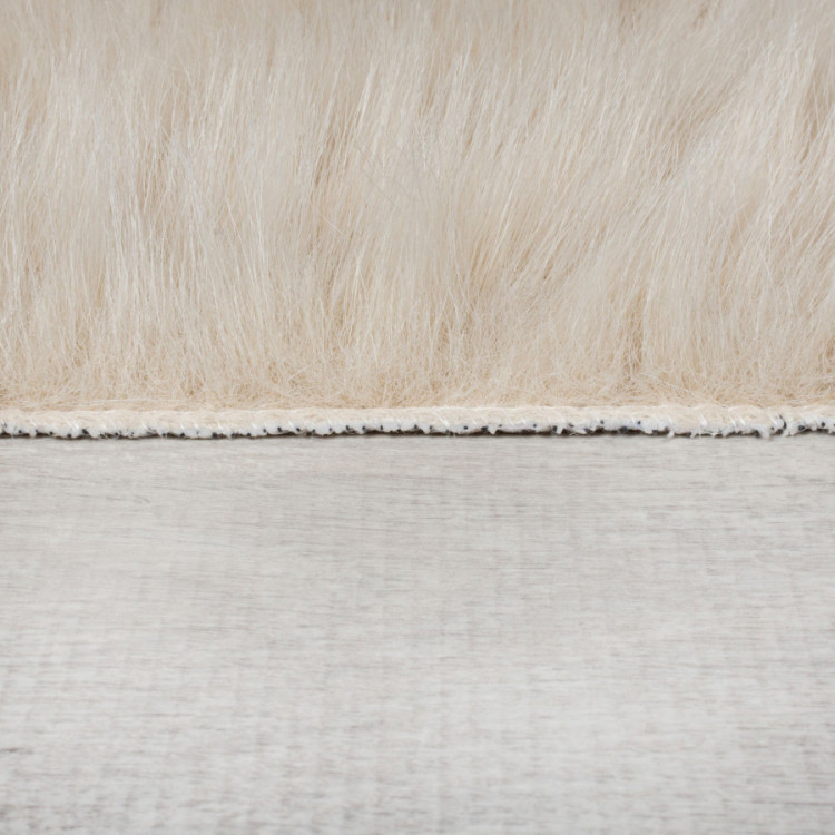 Kusový koberec Waffle Faux Fur Ivory č.4
