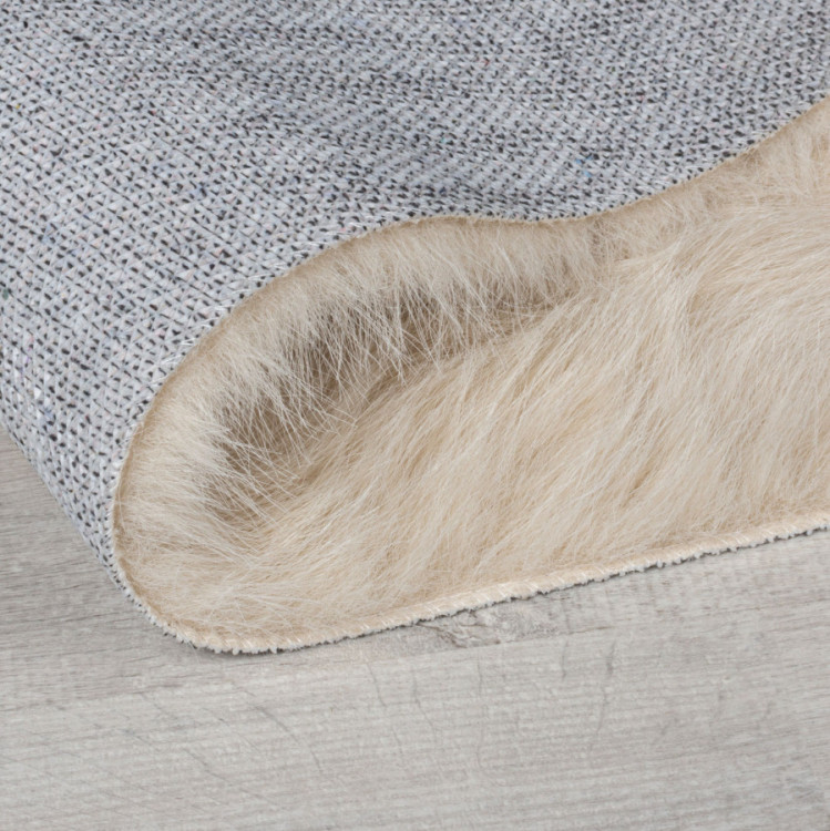 Kusový koberec Waffle Faux Fur Ivory č.5