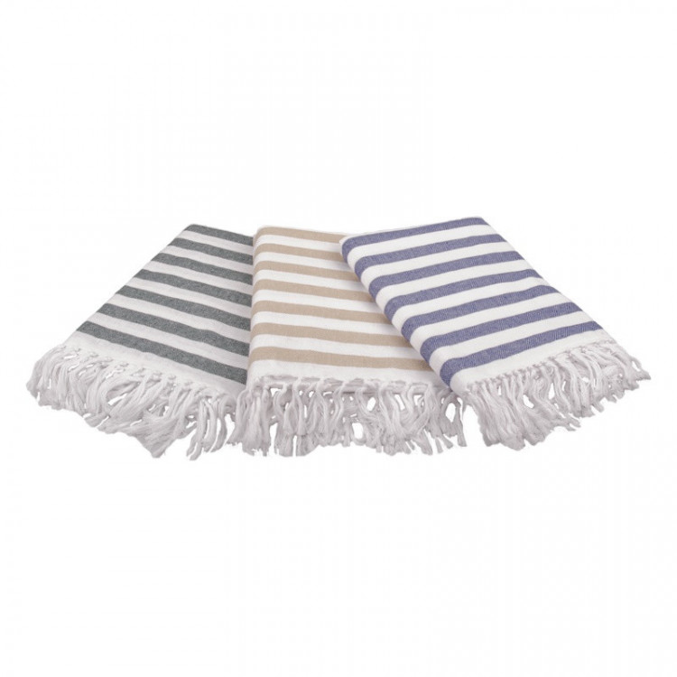 Plážová osuška FOUTA fialová 90x180 cm č.2