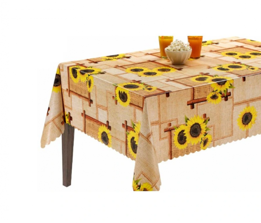 Ubrusovina PVC metráž SLUNEČNICE šíře 140 cm č.1