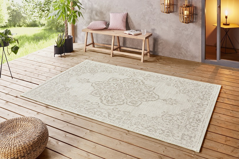 Kusový koberec Beach 103854 Cream/Beige – na ven i na doma č.2