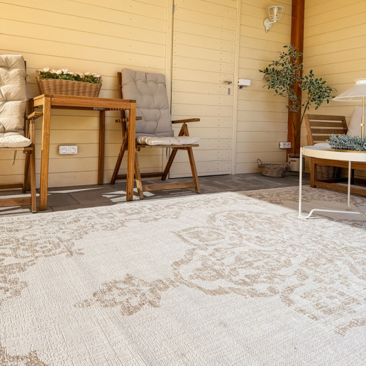 Kusový koberec Beach 103854 Cream/Beige – na ven i na doma č.9