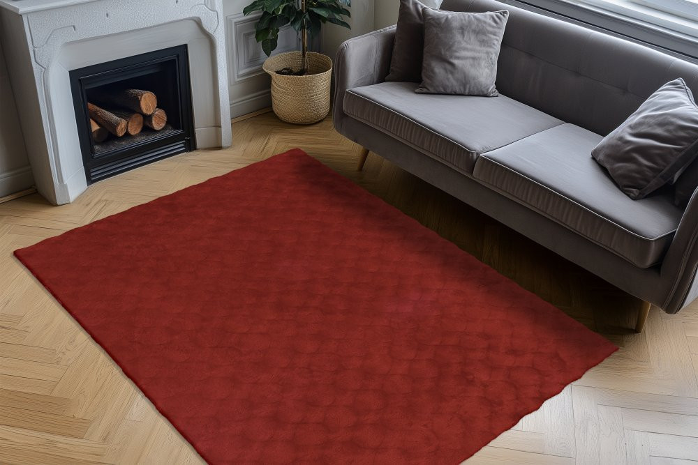 Kusový koberec Diamond Cut 800 red č.3