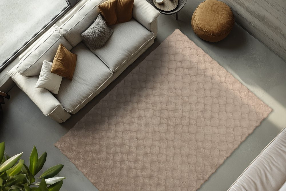 Kusový koberec Diamond Cut 800 taupe č.1