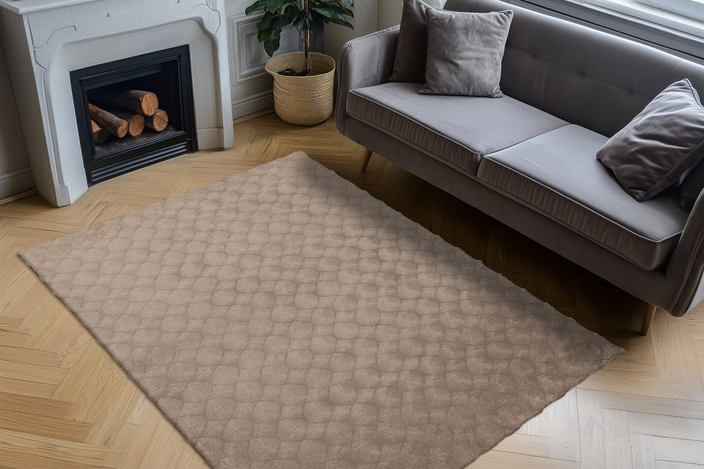 Kusový koberec Diamond Cut 800 taupe č.3