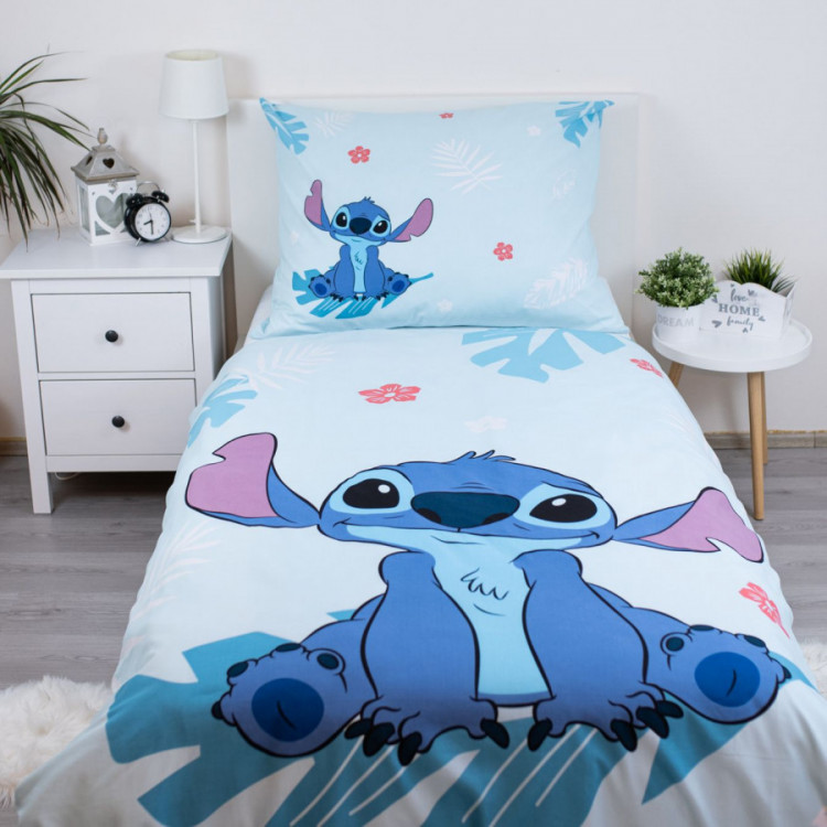 Dětské povlečení Lilo & Stitch Blue 140x200 a 70x90 cm č.2