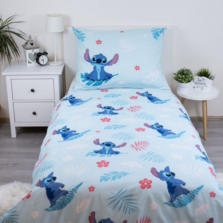 Dětské povlečení Lilo & Stitch Blue 140x200 a 70x90 cm č.3