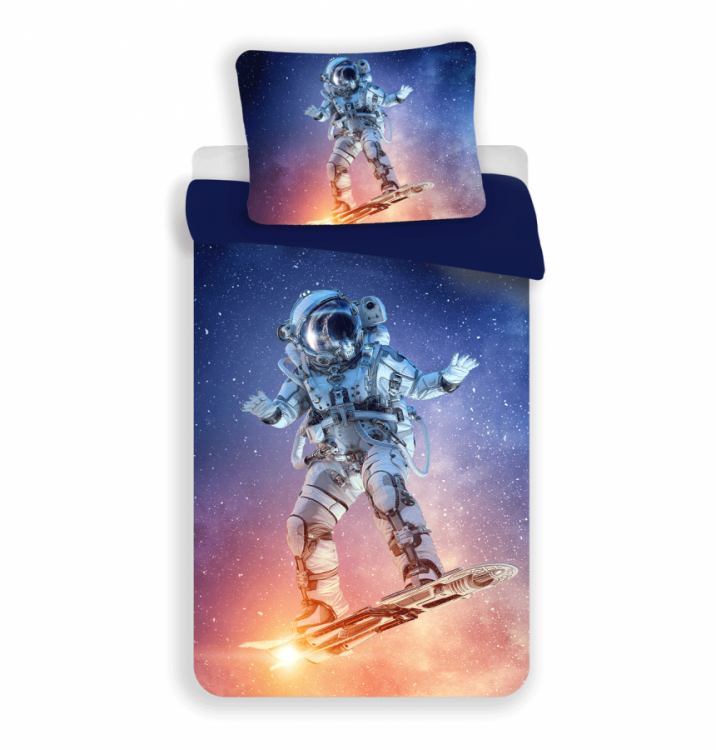 Povlečení mikrovlákno ASTRONAUT 140x200 a 70x90 cm č.1