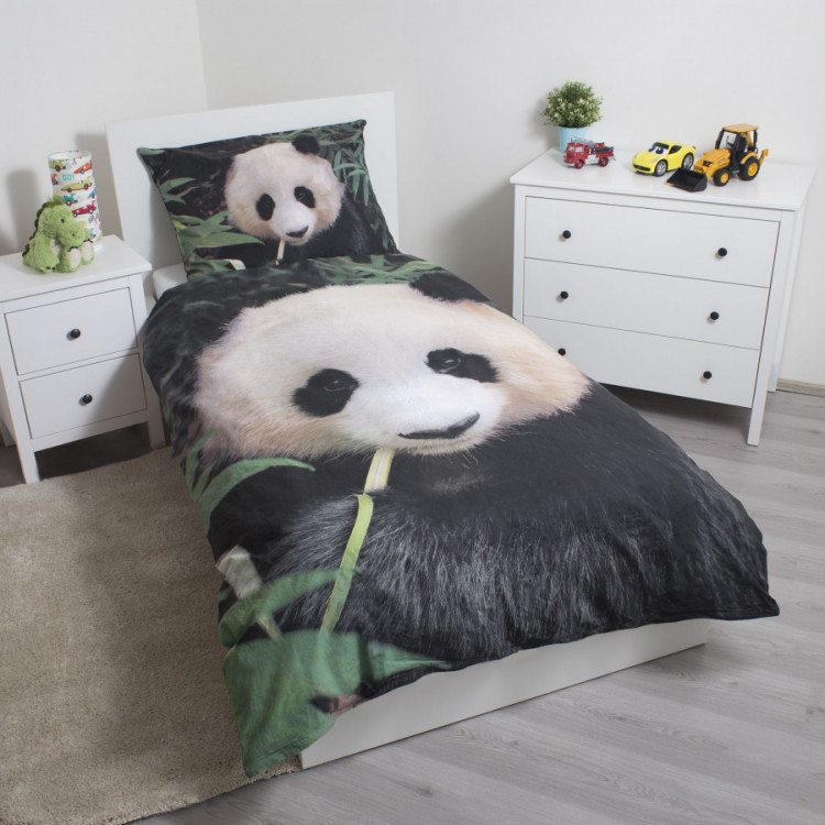 Dětské povlečení PANDA 140x200 a 70x90 cm č.2