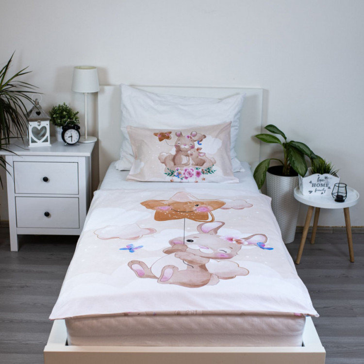 Povlečení bavlna BUNNY Star baby 40x60 a 100x135 cm č.2