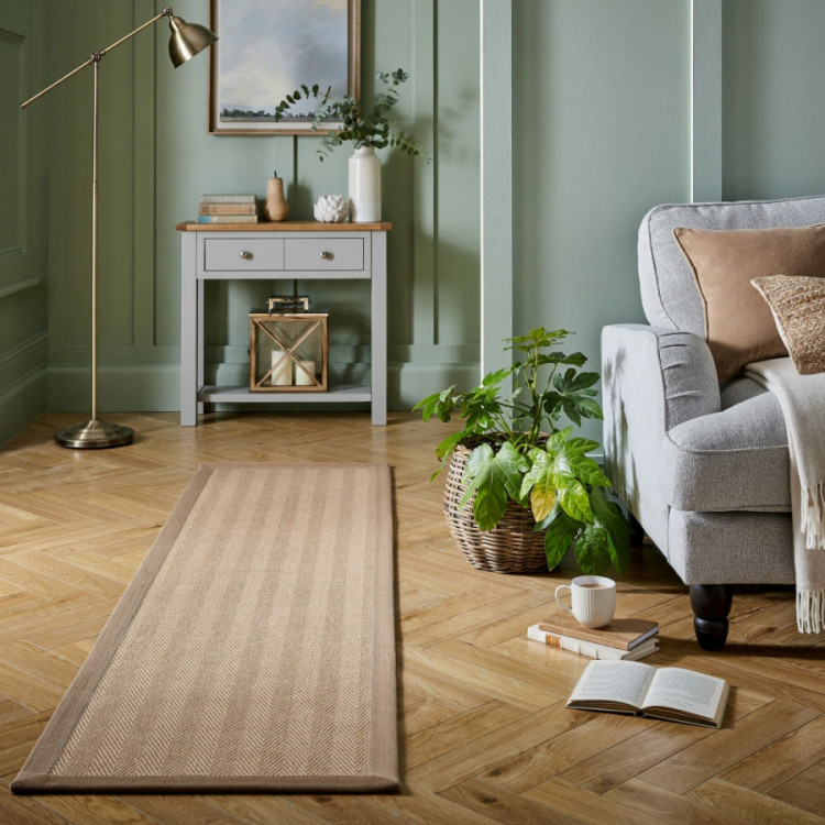 Běhoun Herringbone Border Kira Natural č.5