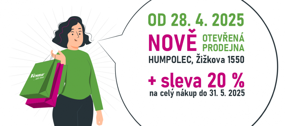 Nově v Humpolci!