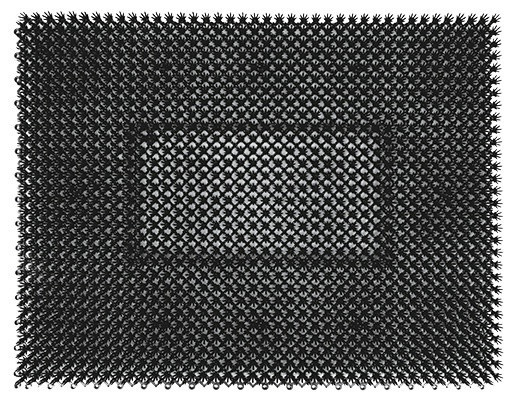 Rohožka FINSKO černá, rozměr 43x58 cm č.1