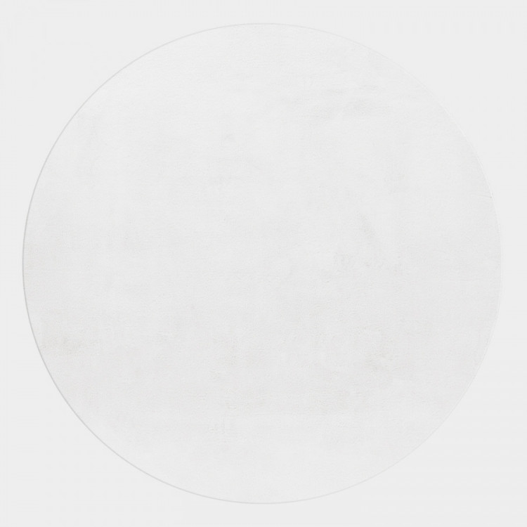 Kusový koberec Pouffy 5100 White kruh č.1