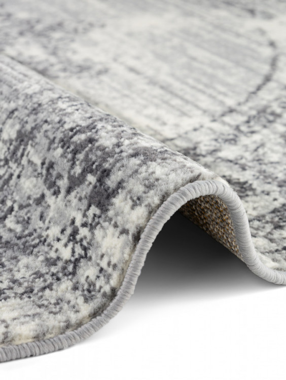 Kusový koberec Gloria Lydia Creme Grey kruh č.4