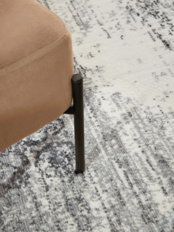 Kusový koberec Gloria Lydia Creme Grey kruh č.7