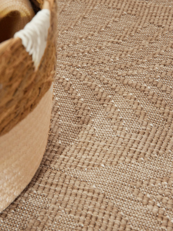 Kusový koberec Duet Liora Beige/White kruh - na ven i na doma č.9