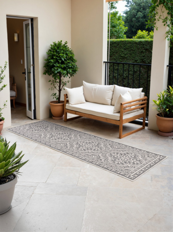 Běhoun Duet Rosel 106251 White/Gray - na ven i na doma č.5