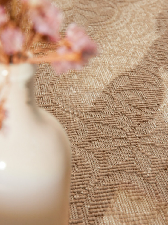 Kusový koberec Duet Rosel Beige/White kruh - na ven i na doma č.9