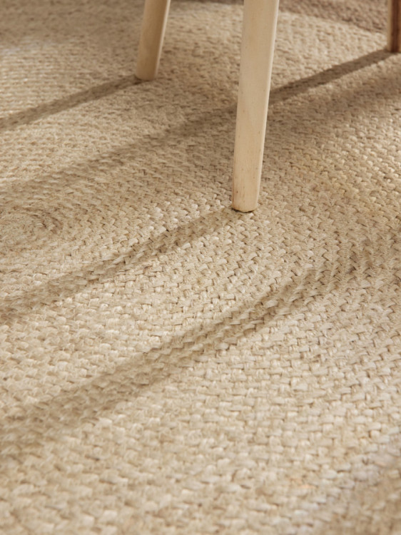Kusový koberec Jutta Natur Ivory/Grey/Beige kruh č.8