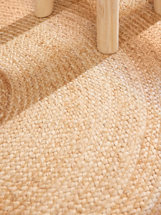 Kusový koberec Jutta Natur Ivory/Gold kruh č.8