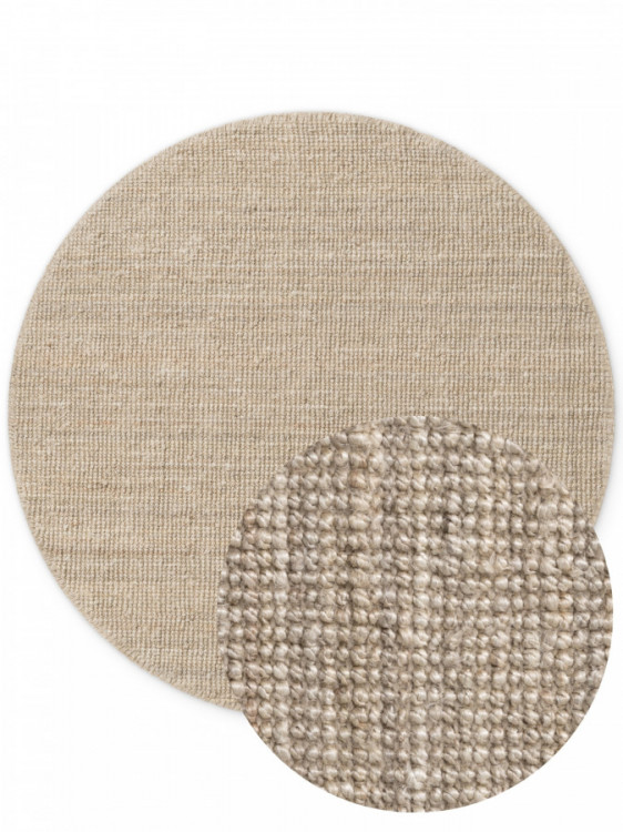 Kusový koberec Jaipur Ivory/White kruh č.2