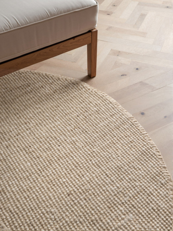 Kusový koberec Jaipur Ivory/White kruh č.4