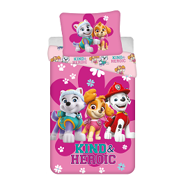 Dětské povlečení PAW PATROL HEROIC 140x200 cm a 70x90 cm č.1