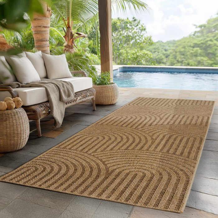 Venkovní kusový koberec Timber 1401 beige č.1